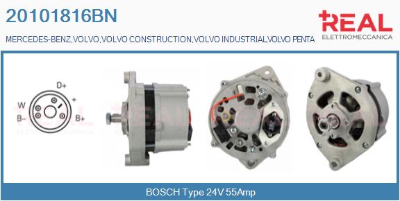 Generator / Alternator 20101816BN REAL