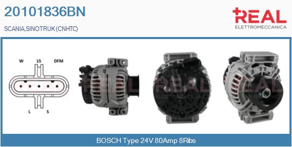 Generator / Alternator 20101836BN REAL