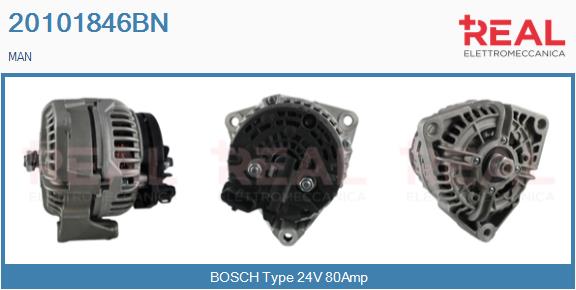 Generator / Alternator 20101846BN REAL