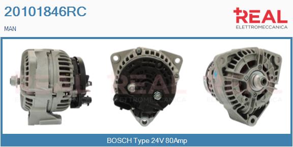 Generator / Alternator 20101846RC REAL