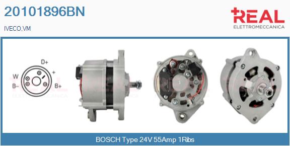 Generator / Alternator 20101896BN REAL