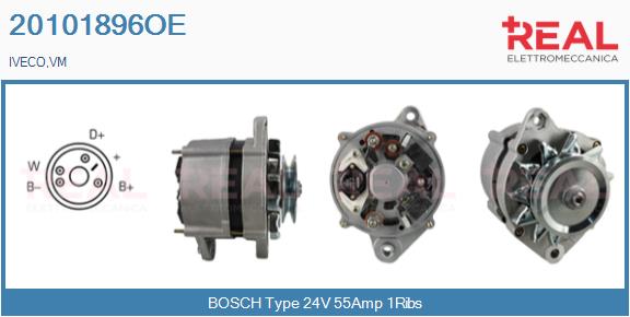 Generator / Alternator 20101896OE REAL