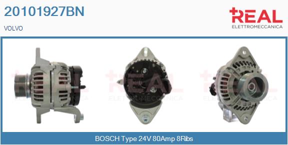 Generator / Alternator 20101927BN REAL