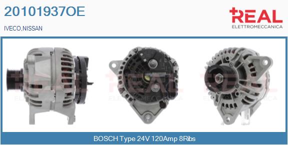 Generator / Alternator 20101937OE REAL