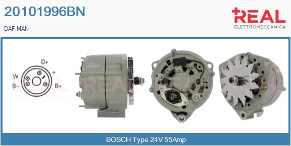Generator / Alternator 20101996BN REAL