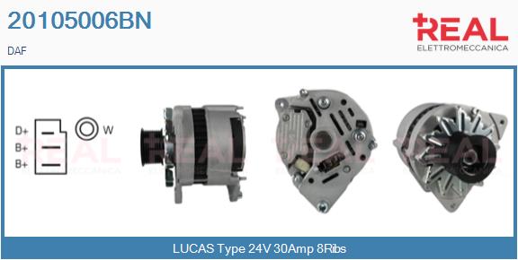 Generator / Alternator 20105006BN REAL