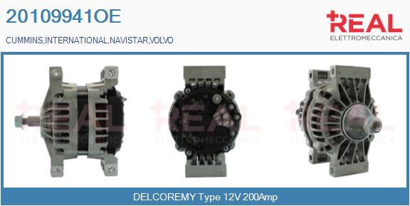 Generator / Alternator 20109941OE REAL