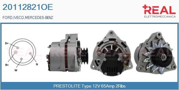 Generator / Alternator 20112821OE REAL