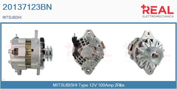 Generator / Alternator 20137123BN REAL