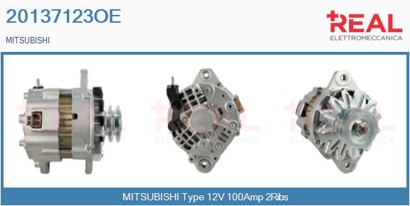 Generator / Alternator 20137123OE REAL