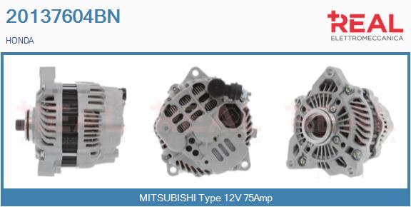 Generator / Alternator 20137604BN REAL