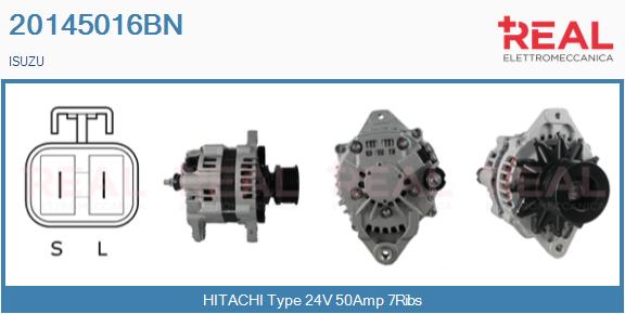 Generator / Alternator 20145016BN REAL