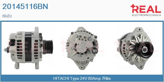 Generator / Alternator 20145116BN REAL