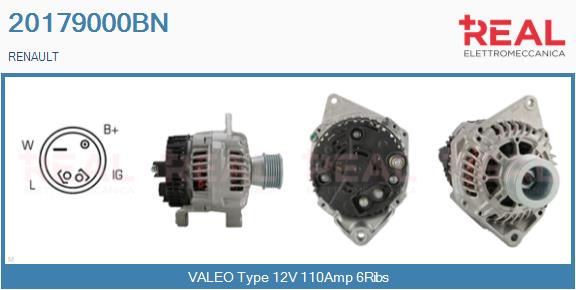 Generator / Alternator 20179000BN REAL