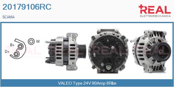 Generator / Alternator 20179106RC REAL