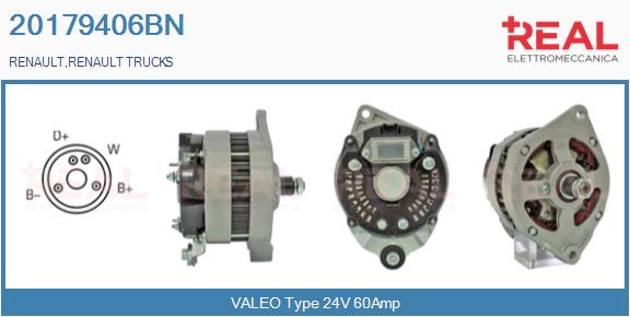 Generator / Alternator 20179406BN REAL