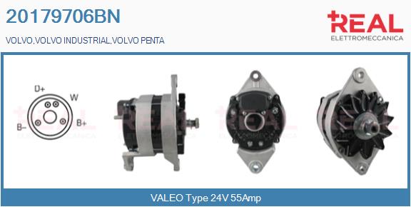 Generator / Alternator 20179706BN REAL