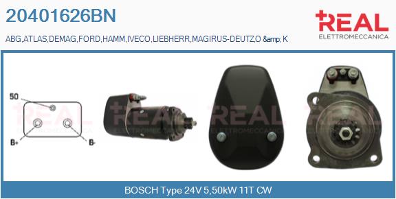 Starter 20401626BN REAL