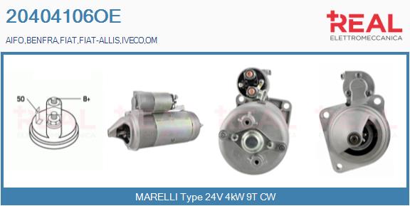 Starter 20404106OE REAL