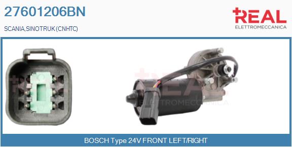 Motor stergator 27601206BN REAL