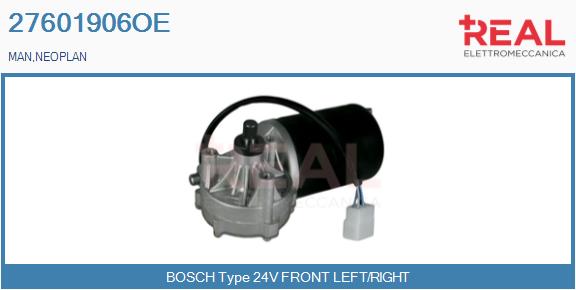Motor stergator 27601906OE REAL
