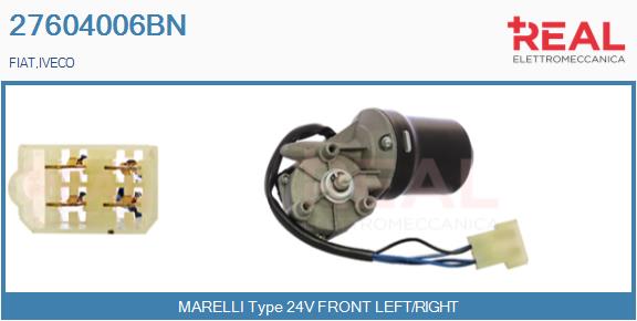 Motor stergator 27604006BN REAL
