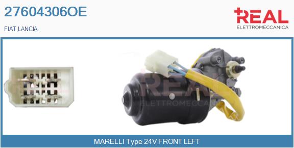 Motor stergator 27604306OE REAL