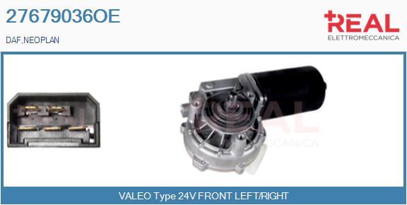 Motor stergator 27679036OE REAL