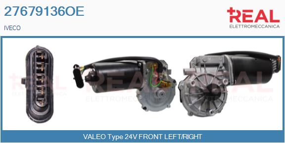 Motor stergator 27679136OE REAL