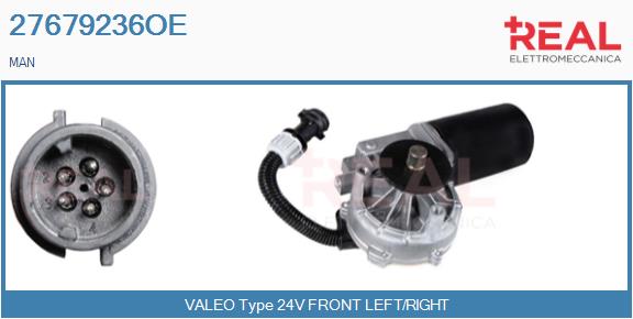 Motor stergator 27679236OE REAL