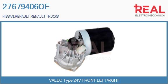Motor stergator 27679406OE REAL