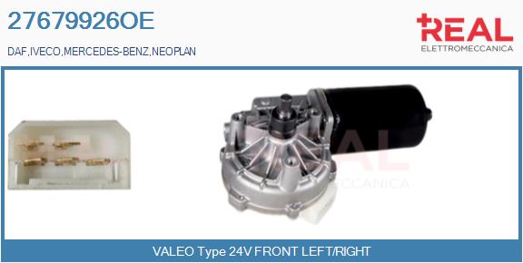 Motor stergator 27679926OE REAL