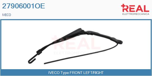 Brat stergator, parbriz 27906001OE REAL