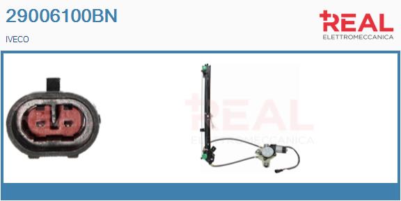 Mecanism actionare geam 29006100BN REAL