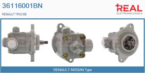 Pompa hidraulica, sistem de directie 36116001BN REAL
