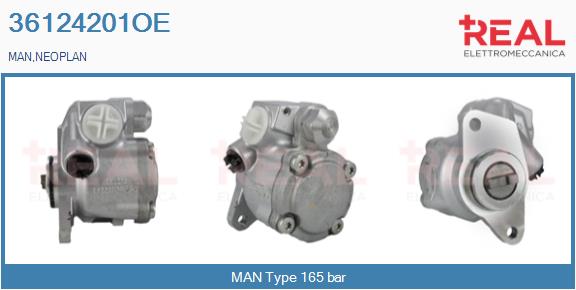 Pompa hidraulica, sistem de directie 36124201OE REAL