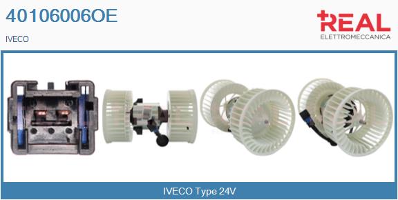 Ventilator, habitaclu 40106006OE REAL