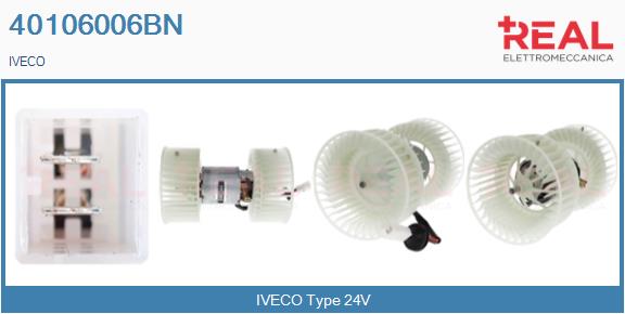 Ventilator, habitaclu 40106006BN REAL