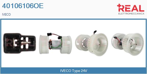 Ventilator, habitaclu 40106106OE REAL