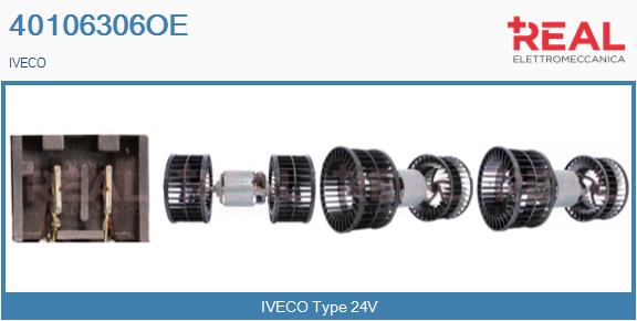Ventilator, habitaclu 40106306OE REAL