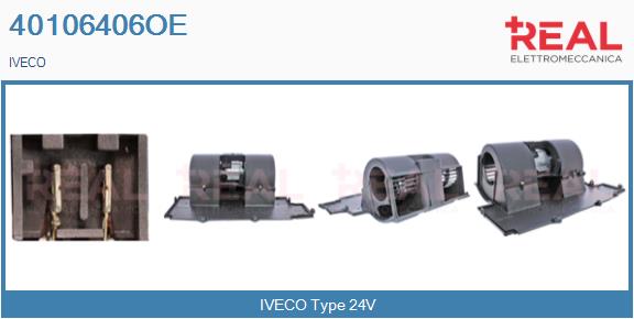 Ventilator, habitaclu 40106406OE REAL