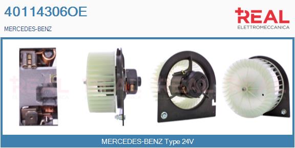 Ventilator, habitaclu 40114306OE REAL
