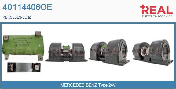 Ventilator, habitaclu 40114406OE REAL