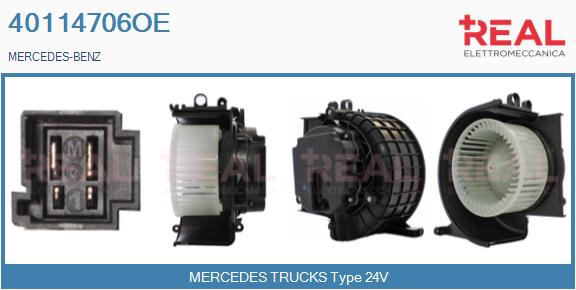 Ventilator, habitaclu 40114706OE REAL