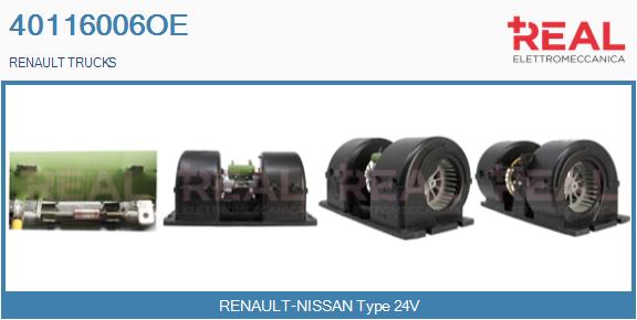 Ventilator, habitaclu 40116006OE REAL