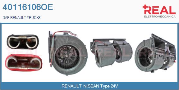 Ventilator, habitaclu 40116106OE REAL