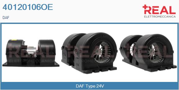 Ventilator, habitaclu 40120106OE REAL