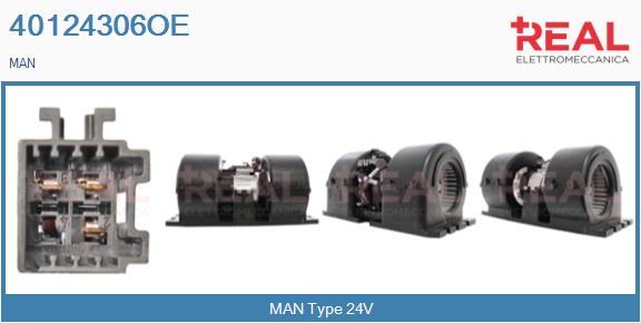 Ventilator, habitaclu 40124306OE REAL