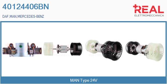 Ventilator, habitaclu 40124406BN REAL