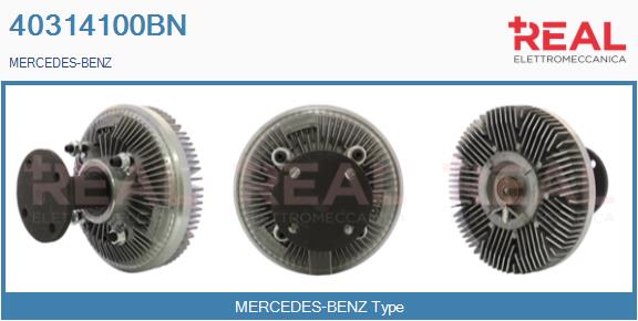 Cupla, ventilator radiator 40314100BN REAL